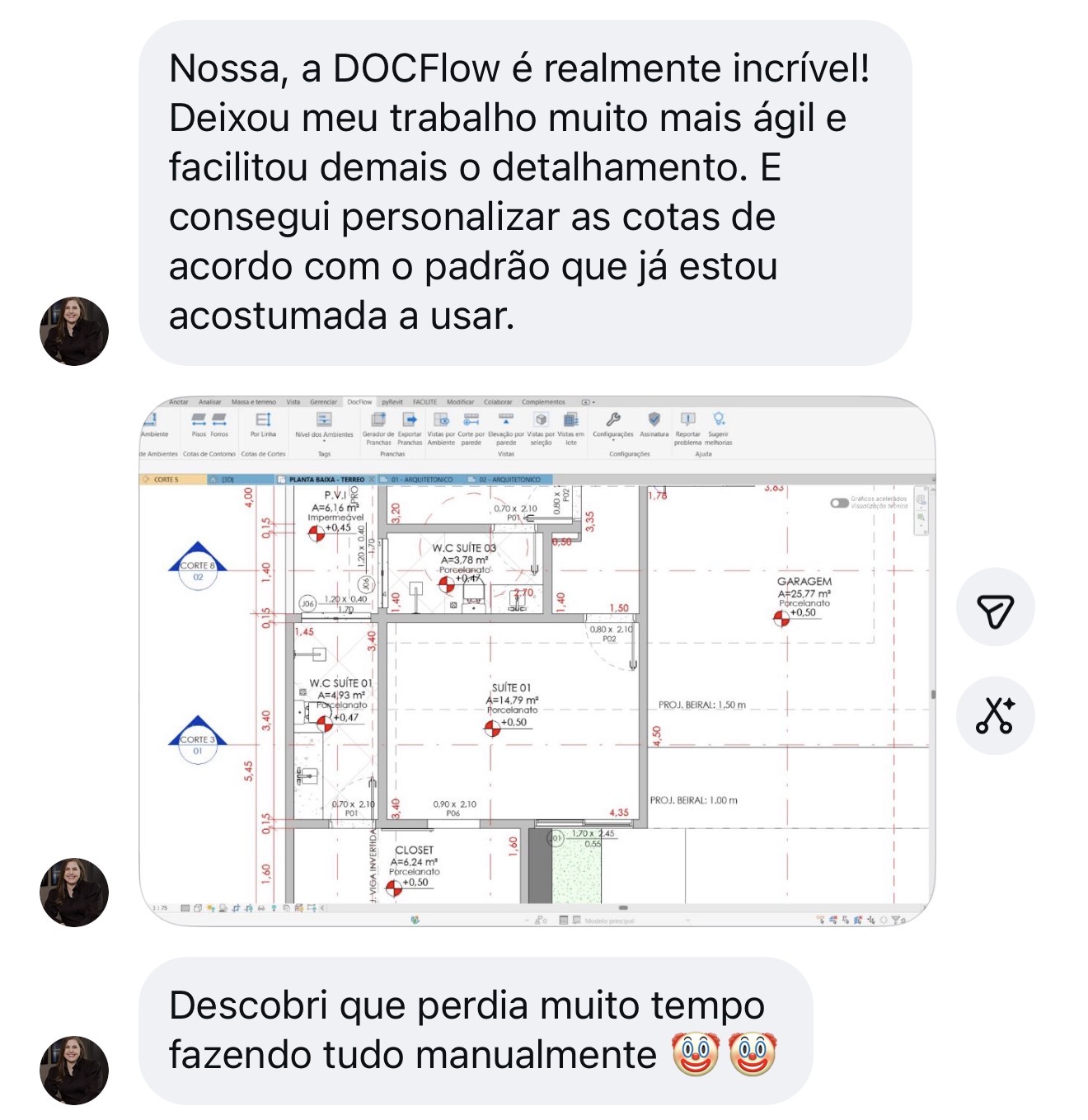 Depoimento de usuário do DocFlow ARQ
