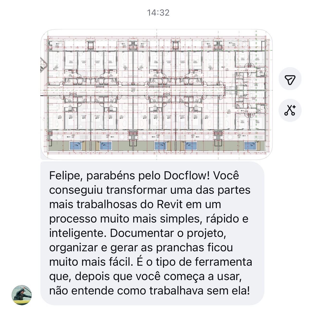 Depoimento de usuário do DocFlow ARQ