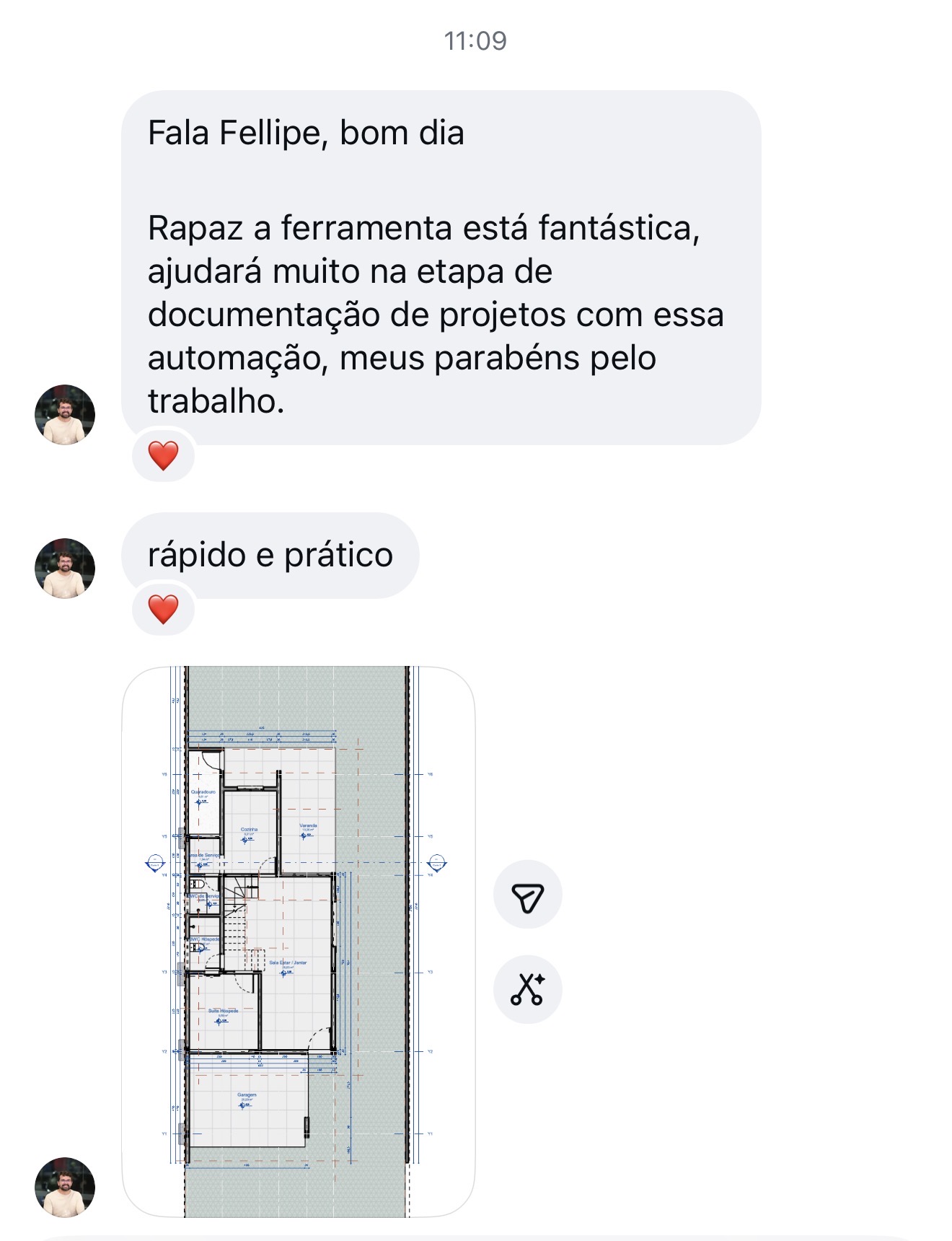 Depoimento de usuário do DocFlow ARQ
