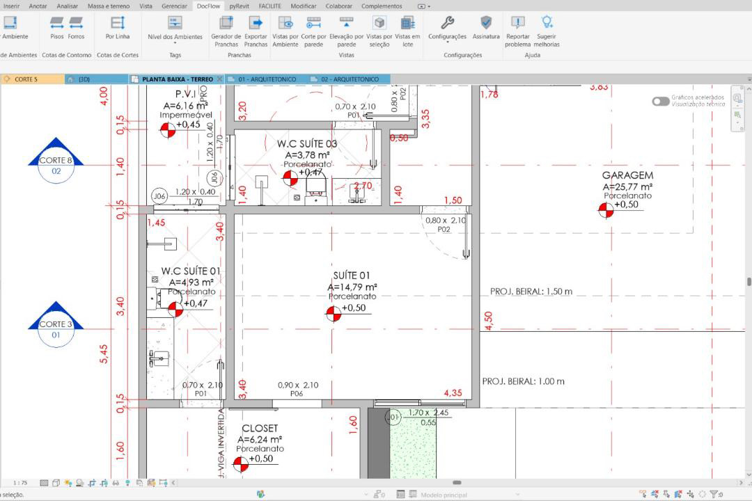 Projeto detalhado com o DocFlow ARQ